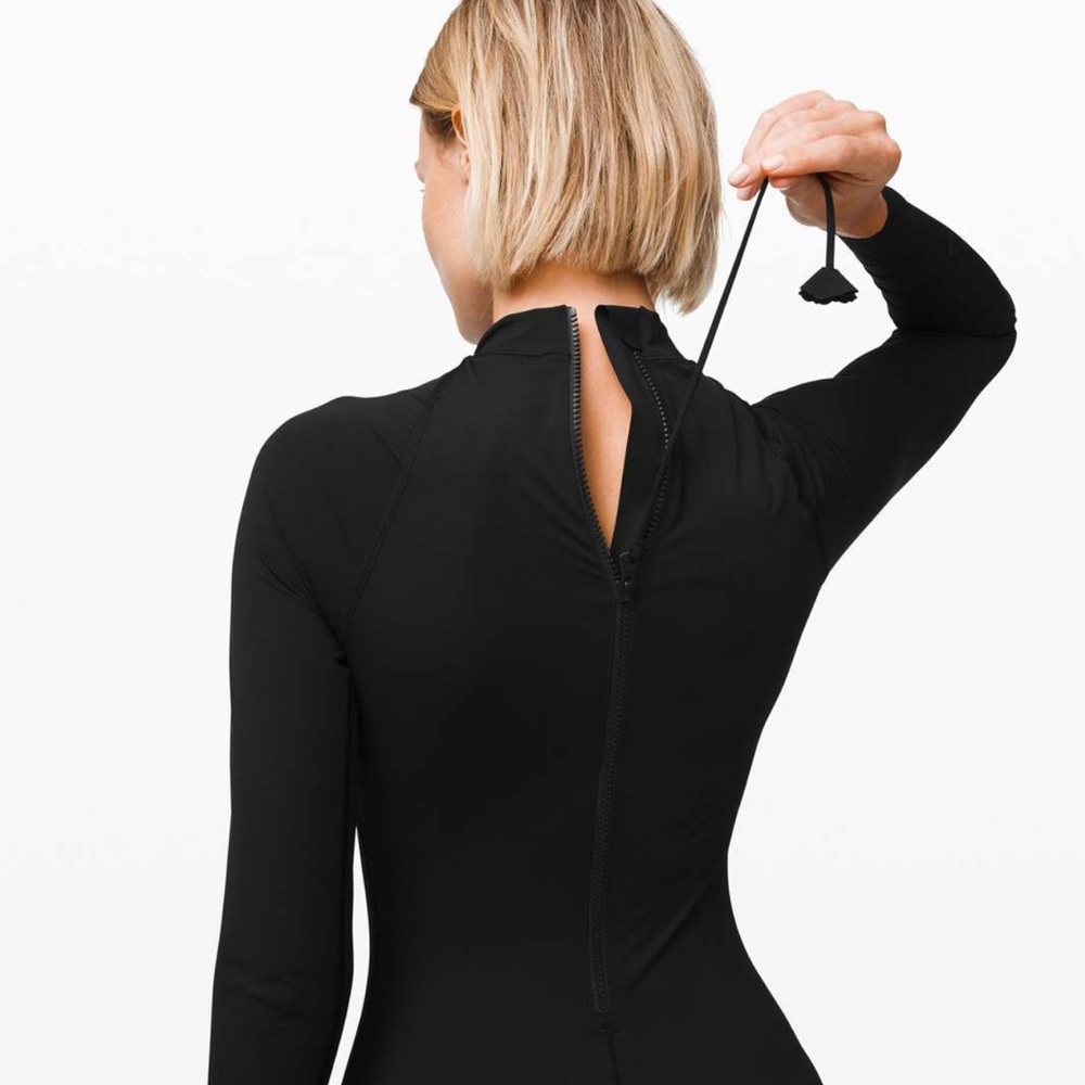 Lululemon Will the Wave Long Sleeve Cheeky One Piece